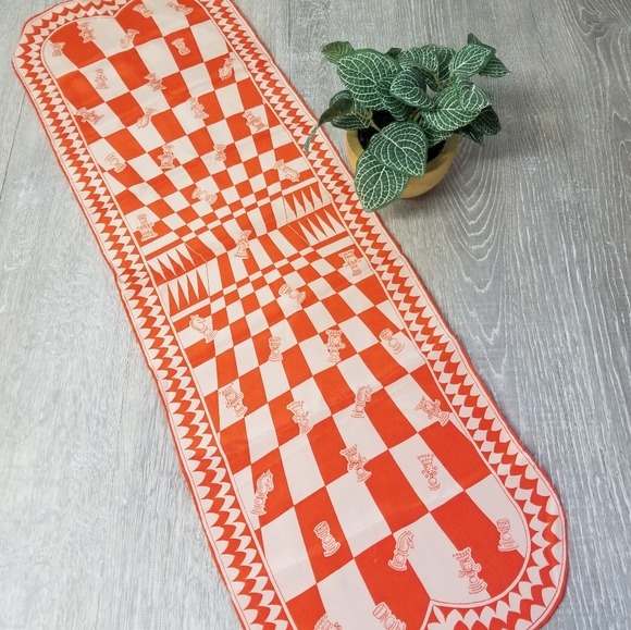 Other - Vintage Chess Themed Table Runner